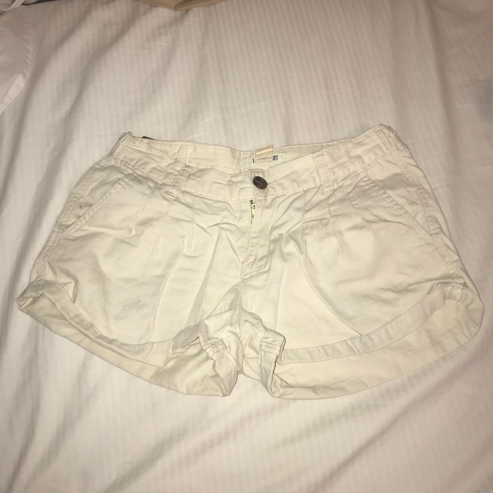 Cream Shorts